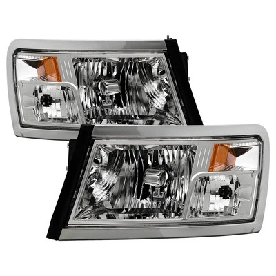 OE Fit Dodge Dakota 2008-2011 OEM Headlights - Left and Right - Chrome - Изображение 1 из 4