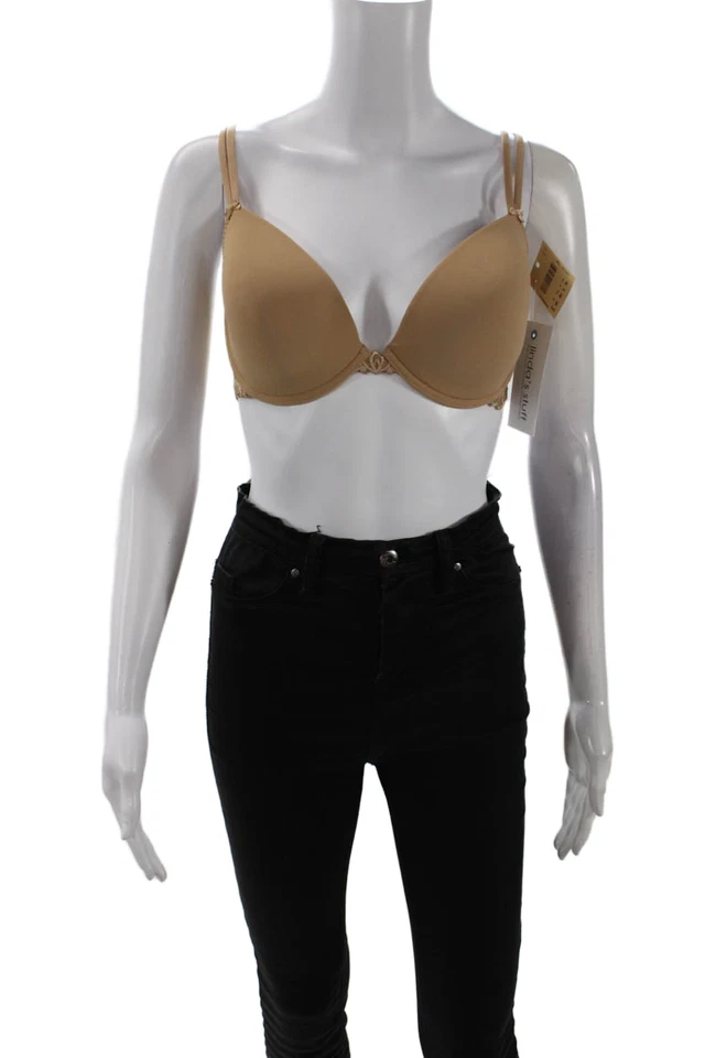 Sujetador push up con cordones texturizados para mujer Simone Perele talla 36E Foto 1 de 4