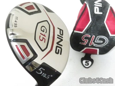PING G15 Fairway 18.5°  5 Wood TFC 149 F Soft-R  SENIOR +Cover ... Rare MINT - Image 1 of 4
