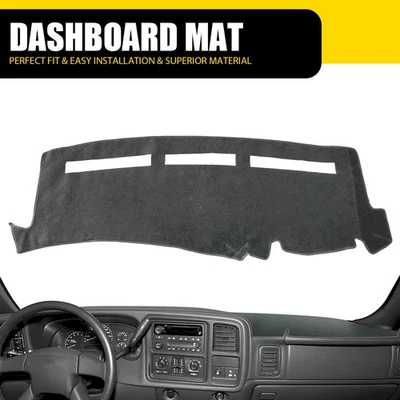 Alfombrilla de tablero gris cubierta interior tablero de instrumentos almohadilla para GMC Yukon 2000 2001 2002 2003-06 Foto 1 de 4