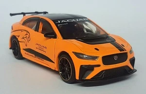 Tayumo 1/36 Jaguar I-Pace e-Trophy Orange LHD Pull back Diecast model car - Picture 1 of 4