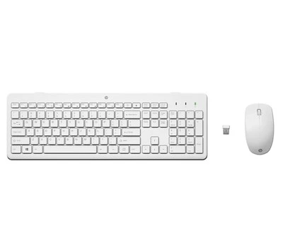 HP 230 Combo Tastiera e Mouse Wireless con Dongle USB-A a 2,4 GHz, Digitazione S - Immagine 1 di 4