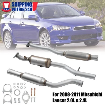 1 set Catalytic Converter For 2008-2011 Mitsubishi Lancer 2.0L 2.4L Direct Fit - Image 1 of 4