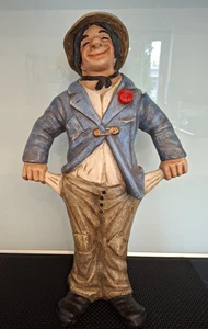 XXL ACHATIT Clown, Naturstein Handarbeit, Höhe ca. 51 cm, Breite ca. 30 cm - Bild 1 von 11