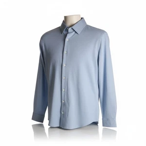 NWT Goodfellow & Co Men’s M River Blue Long Sleeve Button-Down Casual Shirt - Picture 1 of 10