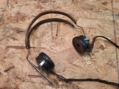 Vtg. Military Receiver Headset Headphones Kellogg Untested As-is Phone Operator - Image 1 of 4