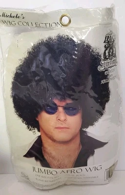 Vintage Costume Culture By Franco Jumbo Afro Wig 70's Hair Disco Pimp - Image 1 of 4