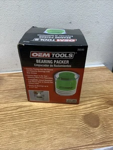 NIB GREEN OEM Automotive Tools Universal Bearing Grease Packer 26540 3-1/2” Dia - Picture 1 of 3