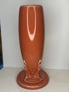 Vintage Fiestaware HLC 6" hohe Knospenvase Persimmon - Art Deco - Bild 1 von 6