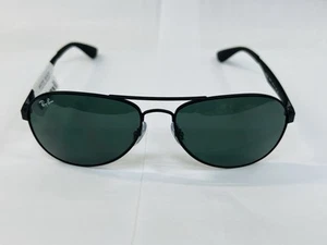 RayBan RB 3549 nero opaco/grigio verde (006/71) occhiali da sole aviator nuovi - Foto 1 di 8