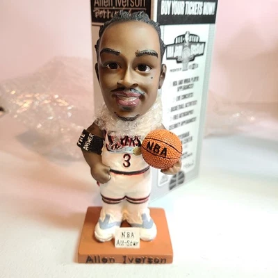 Allen Iverson 76ers Basketball Bobbing Head Bobble 2002 McDonald's  New in Box - Image 1 of 4
