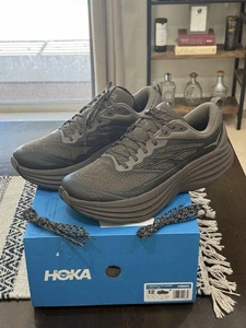 Talla 12 - Hoka One One Bondi 8 Caged Stealth Tech Pack Nuevo - Imagen 1 de 9