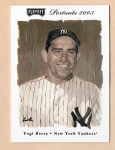 Retratos de playoffs 2003 Yogi Berra New York Yankees 75 - Imagen 1 de 2