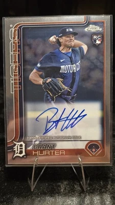 2025 Topps Chrome - Rookie Autographs Brant Hurter #RA-BHU (AU, RC) - Image 1 of 2