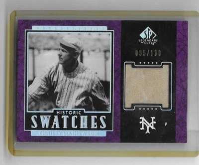 2003 Upper Deck Legendary Cuts CHRISTY MATHEWSON Historic Swatches Pants 65/100 - Image 1 of 4