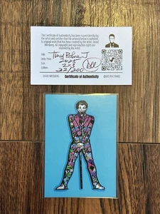 2025 LE Original Custom Trading Card Joker Art Signed Numbered David Weisberg - Bild 1 von 3