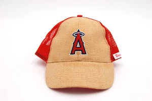 Los Angeles Angels Straw Mesh Combo Hat Cap by Sixth Man Promotions - Picture 1 of 6