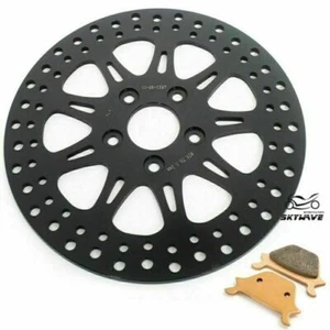 11.5" Rear Brake Rotor Pads for Harley Sportster XLH 883 1200 Dyna Softail 87-99 - Picture 1 of 8