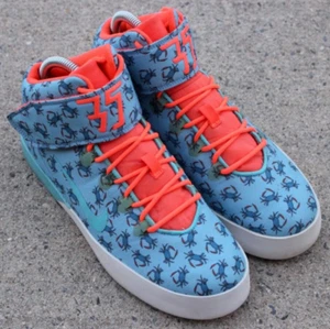 NIKE Big Kids KD Vulc Mid TXT Crabs GS Sneaker Sz 6Y - Picture 1 of 8