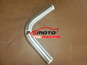 2.25" 57MM 90 Degree Aluminum Turbo Intercooler Hose Pipe Tube Tubing L=600MM - Picture 1 of 8