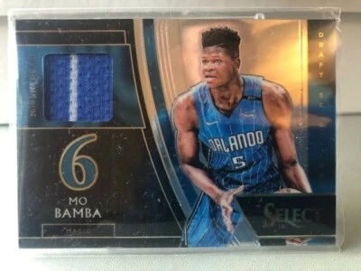 2018-19 Panini Select Mo Bamba JERSEY RELIC Rookie Card #DS-MBB-Magic  - Image 1 of 2
