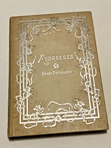 Professor Henry Drummond's Addresses Christian Religious Book 1891 - Bild 1 von 12