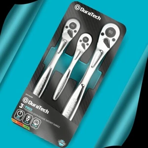Chiave a bussola a cricchetto 1/4" 3/8" 1/2" impugnatura 90 denti chiave a sgancio rapido - Foto 1 di 9