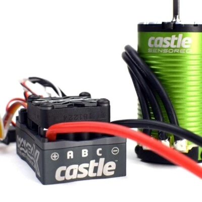 1:10 Mamba X 25.2v ESC with 1412-2100Kv Sensored Motor - Castle #010-0155-14 - Image 1 of 4