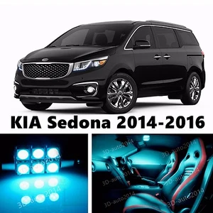 14pcs LED ICE Blue Light Interior Package Kit for KIA Sedona 2014-2016 - Bild 1 von 11