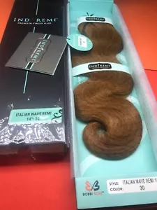IndiRemi® Virgin Remi Hair Weave_ITALIAN_WAVE_WEAVING_14”_#30 - Bild 1 von 4