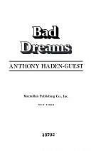 Bad Dreams Hardcover Anthony Haden-Guest