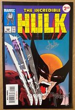New ListingIncredible Hulk #340 Signed Stan Lee & Todd Mcfarlane 2009 Reprint Vs Wolverine