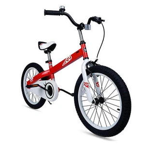 RoyalBaby 18" Bicycle w/Kickstand, Adjustable Seat & Reflectors, Red (Open Box) - Picture 1 of 8