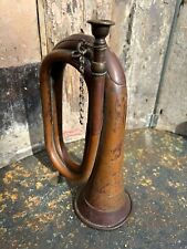 Antique WWll Copper and Brass Trench Bugle / Horn by George Potter & Co. 1940.