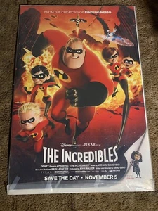 INCREDIBLES #1 ORIG 27X40 DS ROLLED MOVIE POSTER - Foto 1 di 1