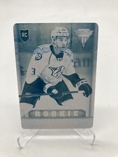 2013-14 Panini Titanium Cyan Printing Plate Seth Jones RC #236 1/1 Predators