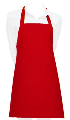 Cutest Ever Red Vinyl Waterproof Apron Durable Ultra Lightweight Dish Grooming - Image 1 of 3