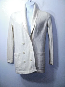 Moda International Size M White Angora Blend Cardigan--Vintage - Picture 1 of 4