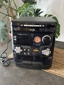 Philips FW-C555 Mini HiFi System For Parts Radio Works CD & Tape Not Working  - Picture 1 of 5