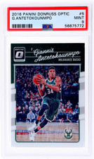 2016 Donruss Optic #5 Giannis Antetokounmpo PSA 9