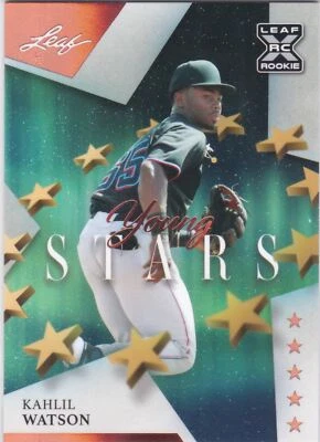 2021 Leaf Young Stars Base #29 Kahlil Watson - Marlins Rookie XRC - Image 1 of 2