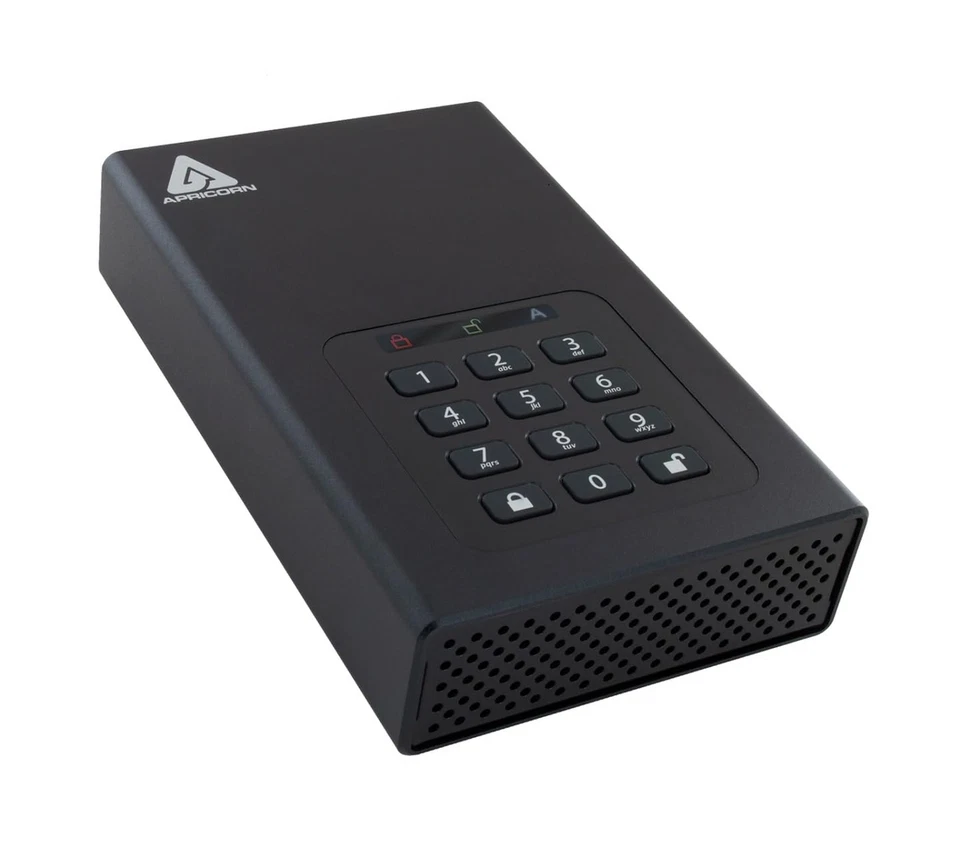 Apricorn 2TB Aegis Padlock DT 256-Bit Encrypted USB 3.0 Hard Drive (ADT-3PL25... - Image 1 of 4