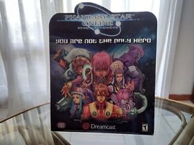 Phantasy Star Online Promo Promotional Cardboard Store Counter Display Dreamcast