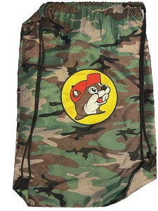 Buc-ee's Camouflage Kordelzug Neuheit Souvenir Tasche ca. 22" x 14" - Bild 1 von 4