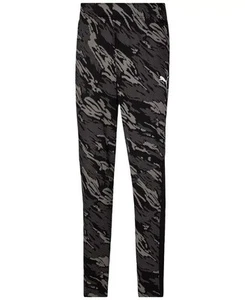 Puma Contrast Mens Mid Rise Straight Track Pant Black/Gray Camo-Size Large - Picture 1 of 5