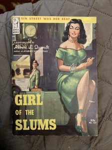 Sleaze gga digest Vintage Pb, Girl Of The Slums by Quandt, Venus 121, 1951, VG+ - Picture 1 of 6