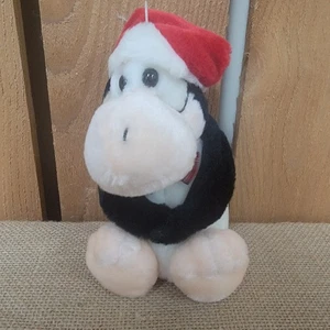 Opus Penguin Plush 7" Stuffed Plush WIth Santa Hat Christmas Doonesbury c.1986 - Picture 1 of 5