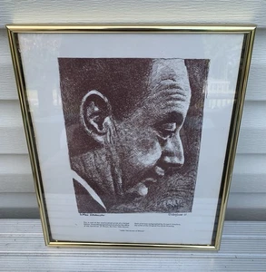 1966 Adali Stevenson Illinois Governor Otto Kerner Lithograph Print Only 100 - Picture 1 of 6