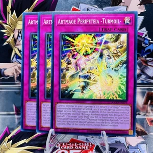 3x Yugioh Playset Artmage Peripeteia -Turmoil- DOOD-EN075 Common 1st Near Mint - Picture 1 of 1