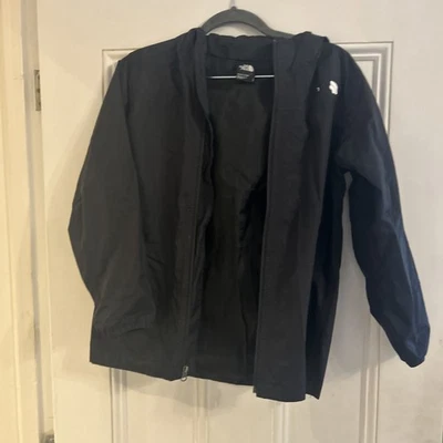 North Face Junior Kids Black Rain Jacket Large Great Condition - Image 1 of 3